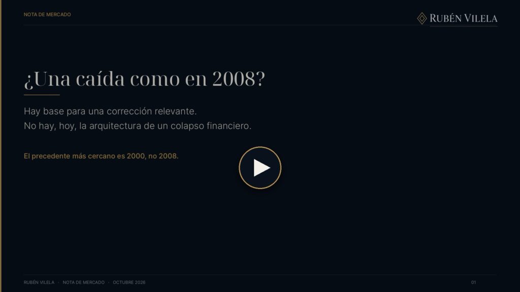 El 2008 puede ocurrir NO, pero puede ser peor.